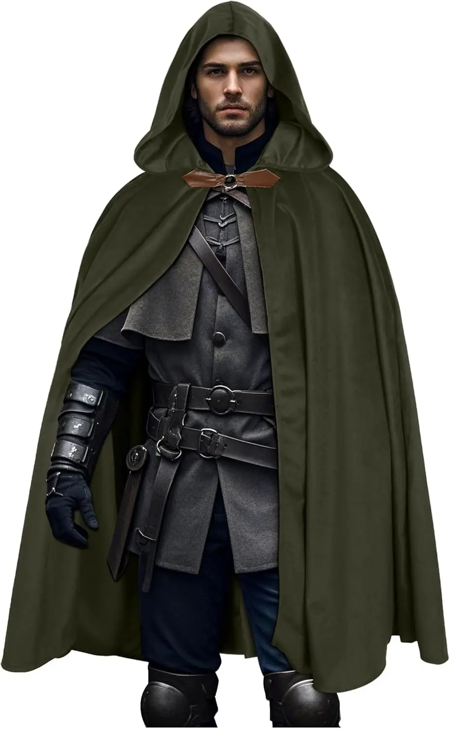 Dark Fantasy assassin cloak